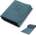 Primasole Folding Yoga Travel Pilates Mat Foldable Easy to Carry to Class Beach Park Tear resistant Travel Picnics 4mm Thick 9 Colors