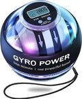 Curaball Hand Exerciser–Torque Ball Strengthener with Counter, LED Lights, Auto-Start Gyroscopic Wrist Trainer for Arms, Fingers & Forearms, Grip Training Tool for Home