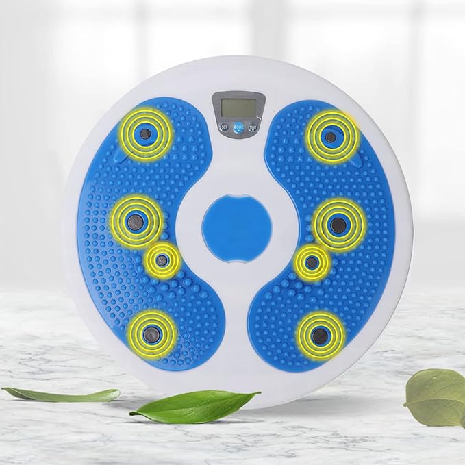 Rotating Balance Board with Magnetic Twisting Disc for Waist, Ankle and Body Exercise, Aerobic Fitness Training Equipment