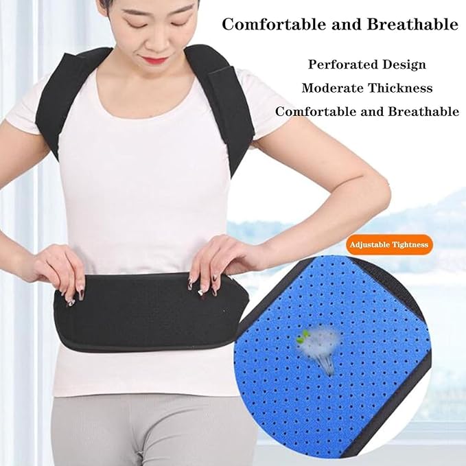 Back Posture Corrector, Spine Fixation Brace, Adjustable Spine Support Stabilizer for Hunchback Kyphosis Vertebral Compression(Medium)