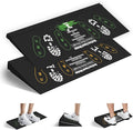 Squat Wedge Height-Adjustable Slant Board: 2Pcs Wide Wedges for Weightlifting Leg Glute Workout Improve Strength and Mobility for Gym Home