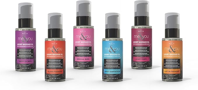 Me & You Massage Oil - Berry Flirty 2 fl.oz. (59ml) Bottle (Wild Berries)