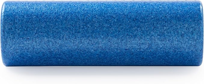 Sunny Health & Fitness High-Density Foam Roller 12" to 36", for Stretching & Muscle Recovery – Black, Blue, Pink