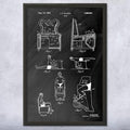 Pilates Chair Patent Framed Print (12x16) Pilates Gifts, Gym Art, Pilates Decor, Athlete Gifts, Garage Decor, Sports Gifts, Mom Gifts