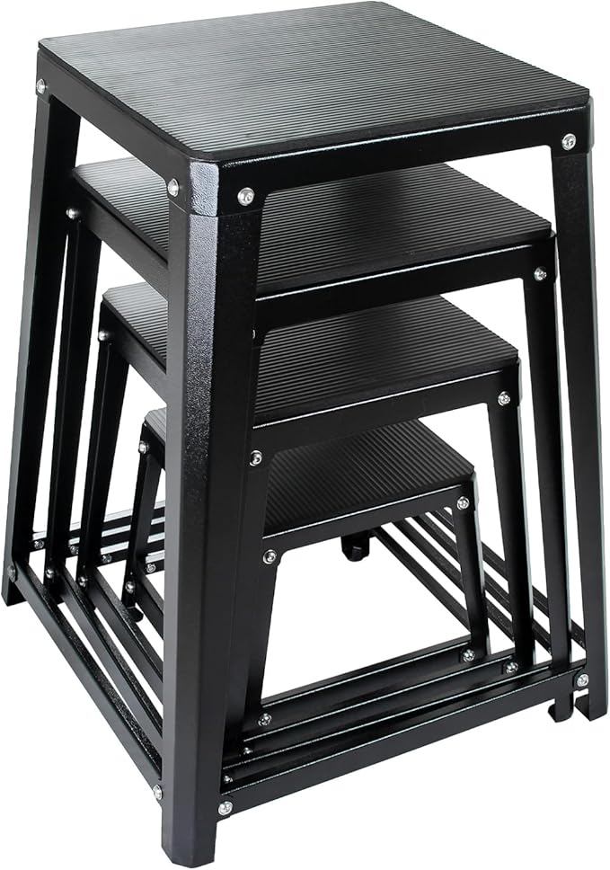 Plyometric Platform Box, 12/18/20/24 Inch Fitness Exercise Jump Box Step For Fitting, Plyometric Box Jumping Exercise Training