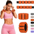 Adjustable Wrist Weights for Women Men, Leg Weights for Women 0.75lb-1lb-1.3lb Each for Walking, Yoga, Dance, Barre, Gym