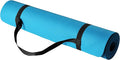 Amazon Basics 1/4 Inch Thick TPE Exercise Yoga Mat with Carrying Strap