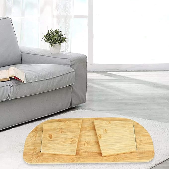 Portable Bamboo Ergonomic Folding Meditation Bench, Perfect Kneeling Stool Ergonomic Bamboo Bench for Extended Practice - Includes Carrying Bag