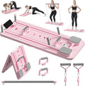 JANUA Pilates Board - Pilates Reformer Set, Multi-Purpose Foldable Pilates Reformer Board for Home, 5 in 1 Pilates Sliding Board