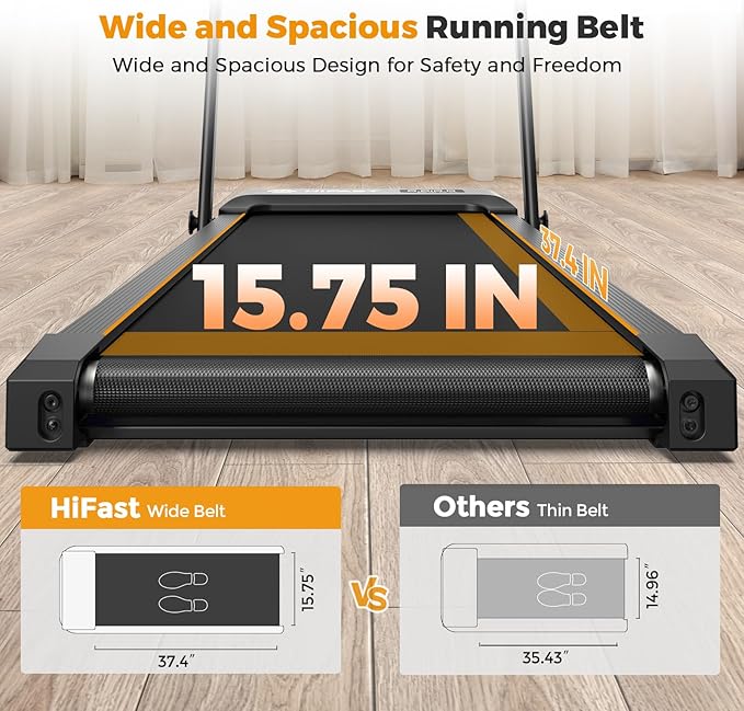 Walking Pad Treadmill, 3 in 1 Foldable Under Desk Treadmills for Home Office, Small Walking Pad with Incline Handle Bar, 300lbs Capacity 2.5HP Portable Running Machine with APP Remote Control