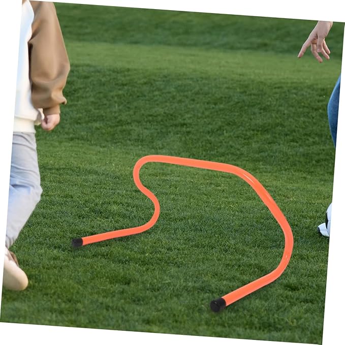 SUPVOX 4Pcs Speed Hurdles for Agility Training Durable Plastic Training Hurdles for Football Practice Enhance Footwork Skills for Outdoor Sports Drills