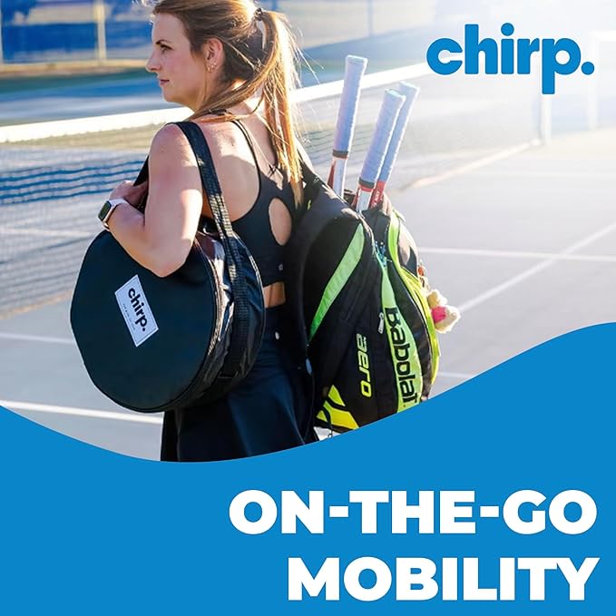 Chirp Wheel Carrying Case - Travel Case for On the Go Back Pain Relief & Stretching - Compatible with Yoga Supplies and Foam Roller Sets Wheels Not Included