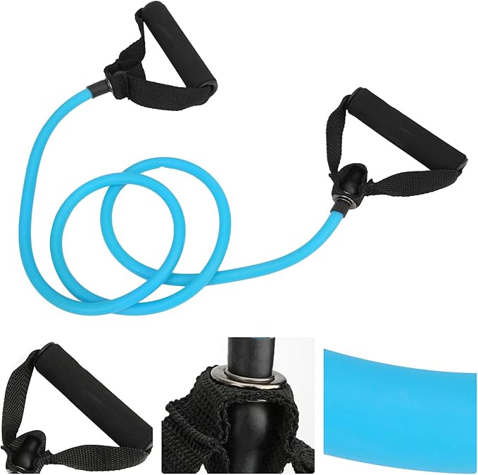Alomejor Yoga Talling Rope Trale Strength Training Equipment, for Pilates and Stilling Exercises, Latex, 150 Cm