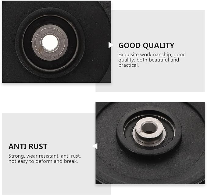 Fitness Pulley Wheel Nylon Bearing Gym Exercise Pulley for Strength Training Equipment Attachment Home Workout Sturdy Hanging Wheel