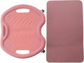 Ab Roller Wheel 4-wheel Silent Core Strength Trainer with Knee Pad, Portable Abdominal Workout Equipment for Home and Gym Fitness