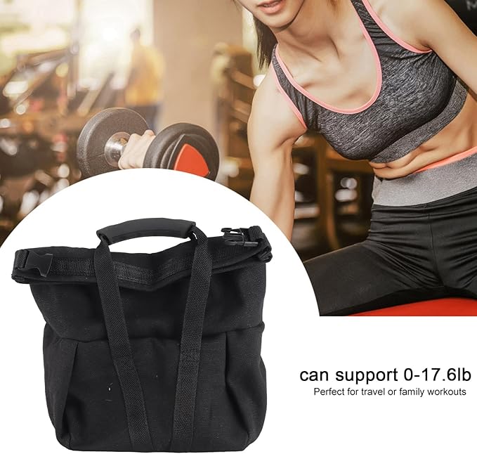 Adjustable Weight Heavy Fitness Power Sandbag, Portable 900d Oxford Cloth Sand Kettlebell Soft Sand Bag, Weightlifting Dumbbell for Home Training, Fitness, Yoga Workout