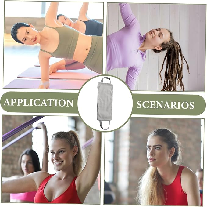 Garneck Canvas Weight Training Sandbag for Fitness and Yoga Adjustable Workout Sandbag with Handles 10kg Capacity Suitable for Strength Training and Rehabilitation