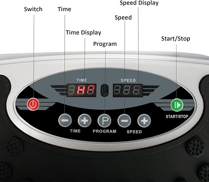 iMeshbean Whole Body Exercise 3D Vibration Platform Plate Fitness Massager Machine Slim