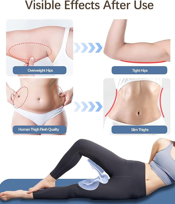 Thigh Exerciser Kegel Exerciser, Pelvic Floor Trainer, Kegel Trainer for Postpartum Rehabilitation, Trimmer Inner Thigh, Thigh Toner Workout,