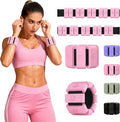 Adjustable Wrist Weights for Women Men, Leg Weights for Women 0.75lb-1lb-1.3lb Each for Walking, Yoga, Dance, Barre, Gym