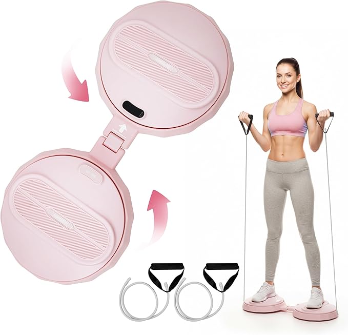 Waist Twister Machine Exercise Tool, Ab Twister Board with the Smart LED Digital Monitor, Noiseless Ab Twister for Home Gym Equipment