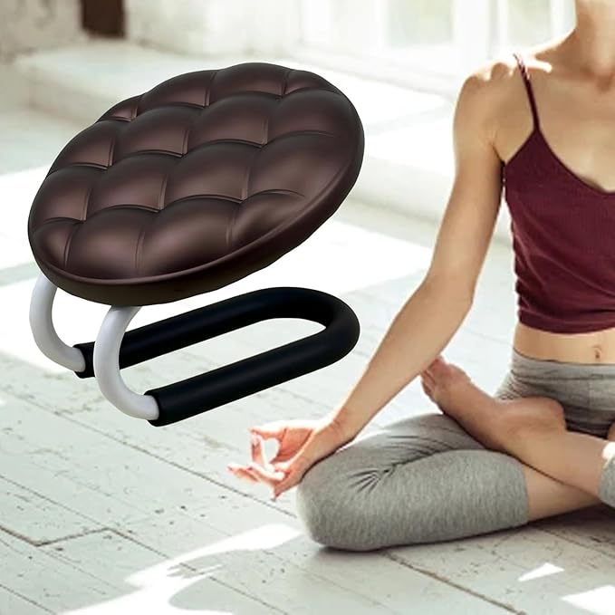 Kneeling Meditation Stool, Prayer Bench Versatile Gift Ergonomic Chair Comfortable Seat for Home Yoga Praying Adults Kneeler