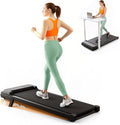 Walking Pad Treadmill, Under Desk Treadmill for Home/Office with 250 lbs Weight Capacity, 2.5HP Low Noise Walking Pad, Remote Control, LED Display