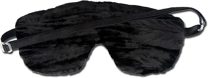 Handmade Weighted Sleep Eye Mask Yoga Pillow - Flax Seed Fill - Unscented - Red Moon Bloom - TEMF-RB