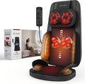 belhope Shiatsu Neck and Back Massager with Heat, 4D Kneading Back Massager for Pain Relief Deep Tissue, Comfortable Back Massage for Chair, Massage Mat for Home, Mother's Day Gifts for Men Women