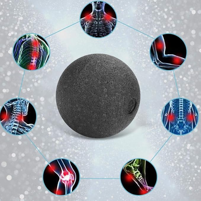 Massage Roller Ball, Massage Lacrosse Balls EPP Yoga Foam Massage Roller and Ball Set Muscle Soreness Massager Ball for Shoulders, Arms, Neck, Back and Feet (8CM Single Ball)