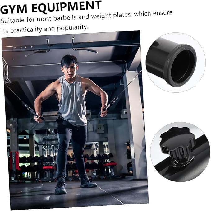 1Pc Barbell Grip Handle for T Bar Row Attachment Comfortable Fitness Equipment for Home Gym Easy to Install Barbell Rod Holder for Strength Training