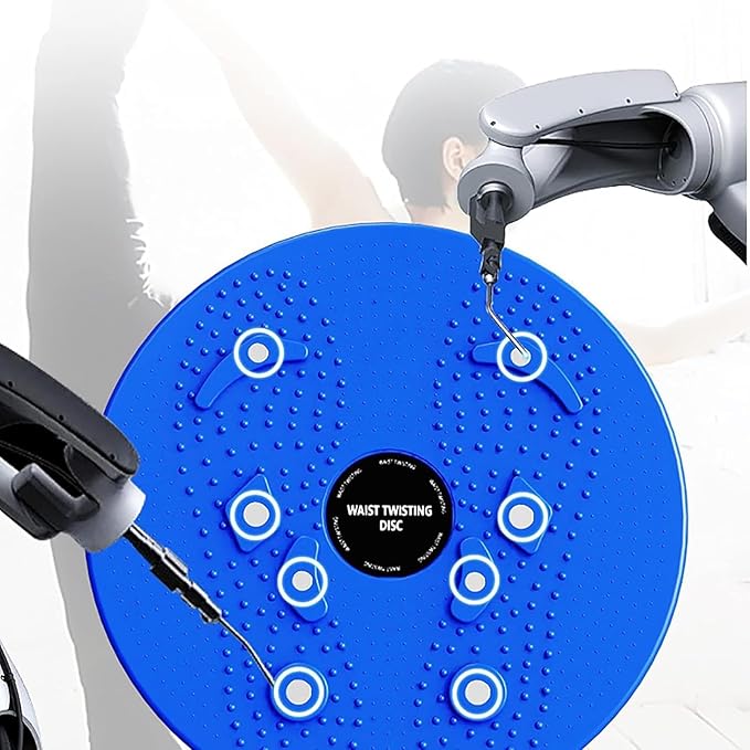 Body Sculpting Waist Twisting Disc with 8 Magnets - 9.8 Inch Ab Rotating Balance Board, Stable & Easy to Use for Beginners to Advanced Fitness Enthusiasts