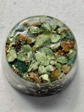 Chrysoprase Orgone Generator Energy Accumulator 7.83Hz/432Hz/528Hz/Advance Harmonics Many Beautiful Ingredients! (Chrysophrase)