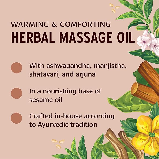 Banyan Botanicals Mahanarayan Oil – 99% Organic Ayurvedic Massage Oil – Soothes Sore Muscles, Supports Healthy and Comfortable Joints, Tendons & Muscles – 128oz. – Non GMO Sustainably Sourced Vegan
