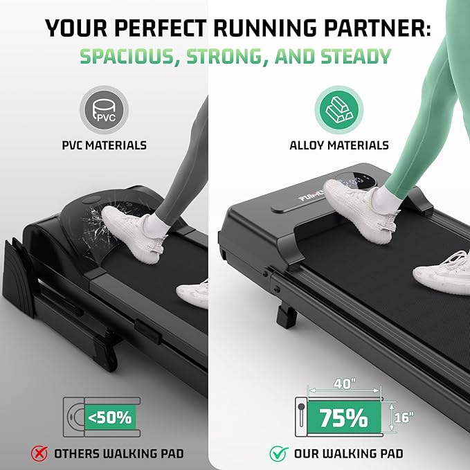 Walking Pad Treadmill with Desk Workstation, 15% Incline Treadmill with Handle Bar, Foldable Treadmills Under Desk for Home/Office, 400 lbs+ Capacity, Adjustable Height, Removable Desk, 3.5HP Motor