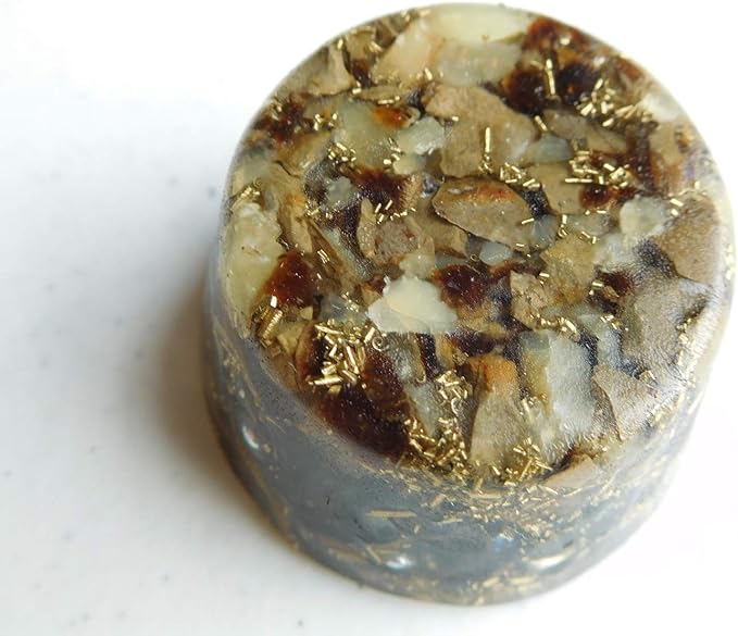 Septarian Orgone Generator Energy Accumulator 7.83Hz/432Hz/528Hz/Advance Harmonics Many Beautiful Ingredients! (Septarian)