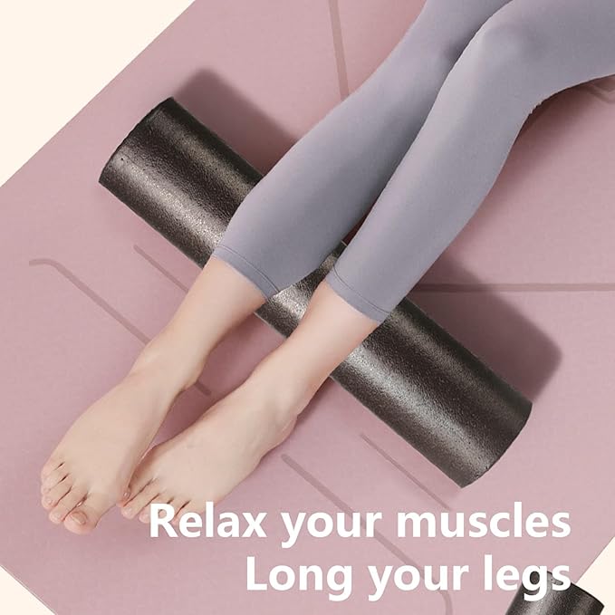 Highly Density Round Foams Rollers Exercise for Pilates & Stretching Fitness Full Body Athletic