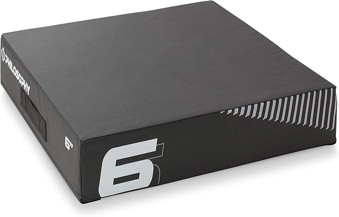 Philosophy Gym Soft Foam Plyometric Box - Jumping Plyo Box for Training and Conditioning