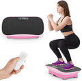 Goplus Vibration Plate Exercise Machine, Vibrating Platform for Lymphatic Drainage w/Remote, LED Display, Home Workout Full Body Shake Board for Weight Loss