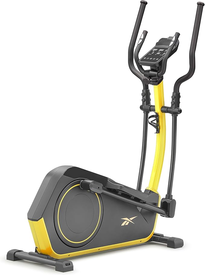 Reebok FR20 Home Elliptical Cross Trainer, Black, Cardio Exercise, 8 Resistance Levels, 264 lb. Capacity, Plus 60 Day Free Kinomap Membership