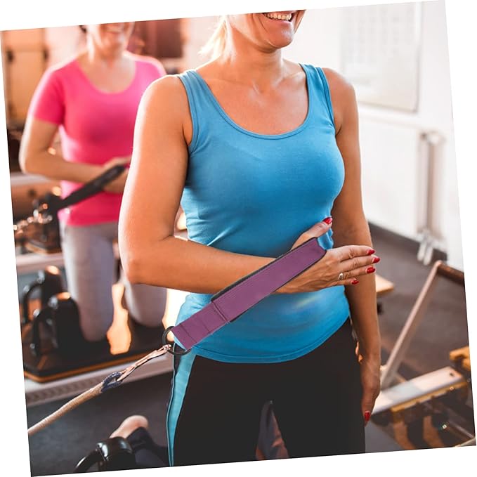 Milisten 2pcs Pilates Straps Fitness Exercise Band Bodybuilding Tension Band Fitness Ropes Pilates Ring