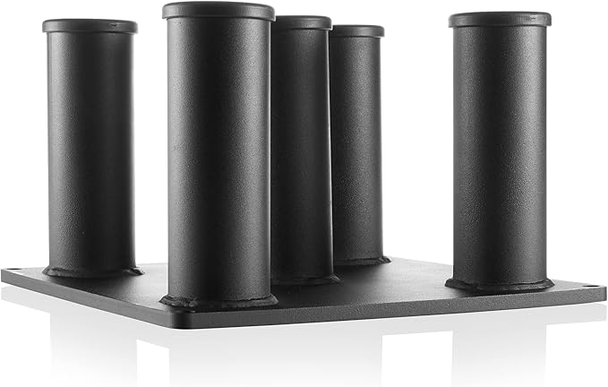 Philosophy Gym Vertical Barbell Holder - 5 Bar Storage Stand for 2" Olympic Bars