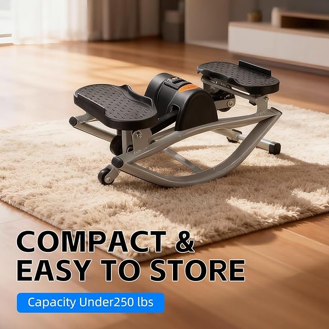 Rock Side to Side Stepper for Exercise at Home
