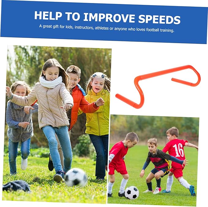 Agility Speed Hurdle Training Equipment for Boy Girl Portable High Hurdles for Soccer and Football Practice for Developing Skills and Agility Young Athletes