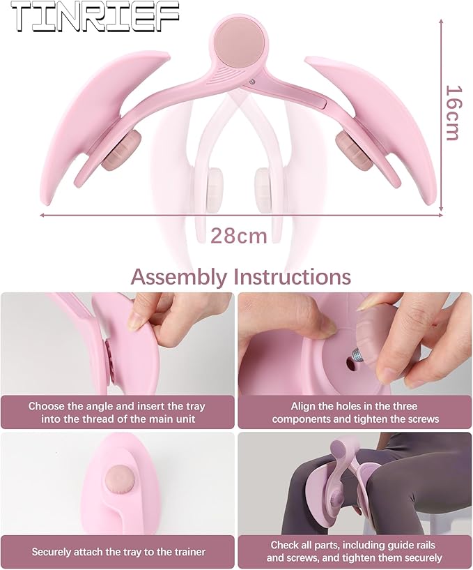 Thigh Exerciser Kegel Exerciser, Pelvic Floor Trainer, Kegel Trainer for Postpartum Rehabilitation, Trimmer Inner Thigh, Thigh Toner Workout,