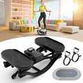 3D Motion Rocking Lateral Stepper with Silent Pad, Side to Side Stepper for Home Full Body Workout - lateral rocker side stepper for exercise, 220 lbs Weight Capacity