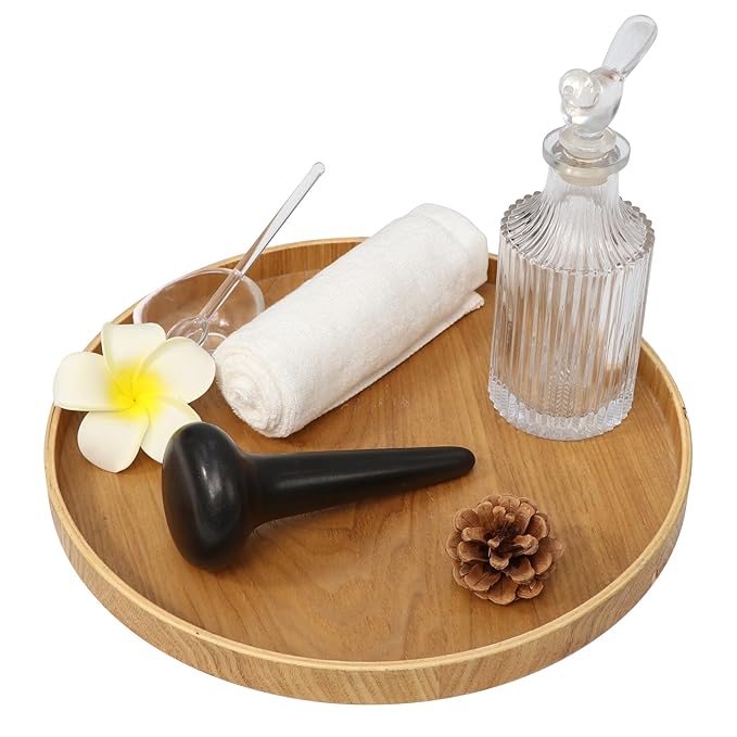 Master Massage TitanGrip Basalt Nail Shape Hot Stone – Therapeutic Tool for Deep Tissue, Trigger Point, and Acupressure Massage for Relaxation and Reflexology (1 Piece)
