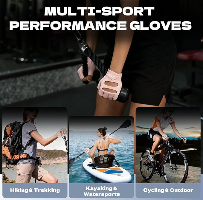 COFIT Breathable Workout Gloves, Antislip Weight Lifting Gym Gloves for Men Women, Superior Grip & Palm Protection for Weightlifting, Fitness, Exercise, Training
