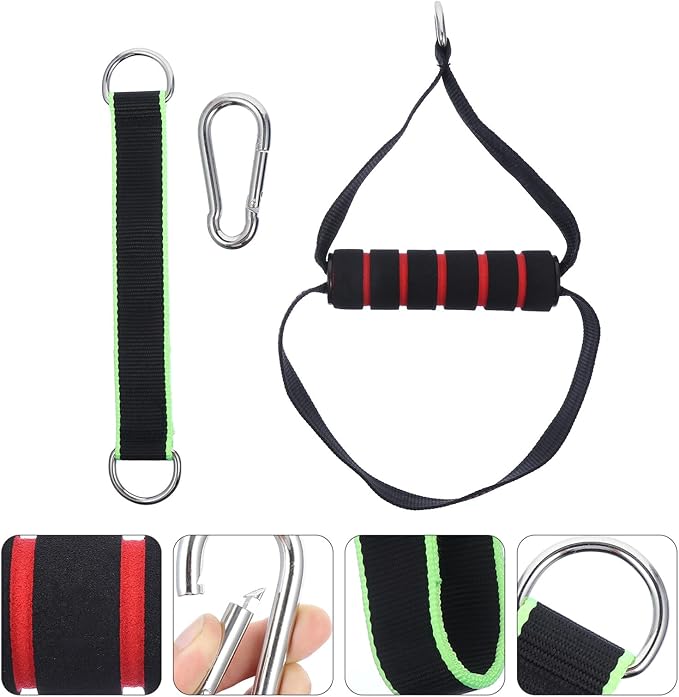 Artibetter Resistance Band Handle Fitness Strap Pull-up Grip with Dual-use Handles for Strength Training Home Workout Equipment Attachment