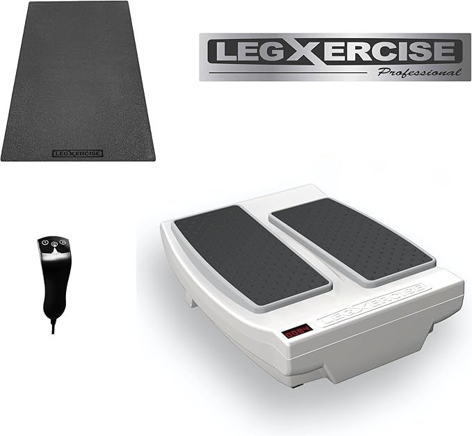LegXercise PRO + Non-Slip Mat (Wireless Remote)
